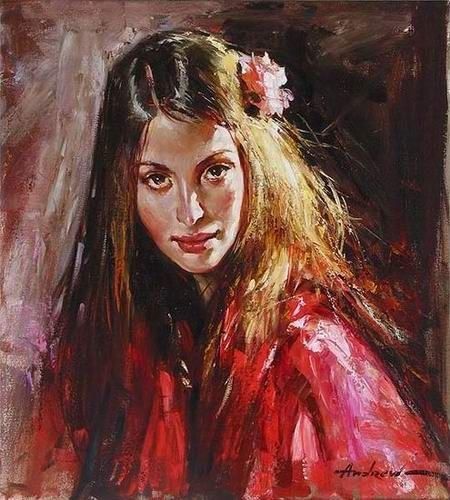 LYDIA-Andrew-Atroshenko-inspired-by-100-Hand-Painted-Oil-Painting-Museum-Quality-Repro-Gift